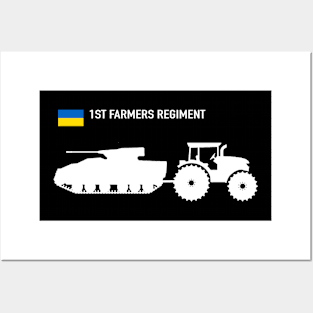 Ukraine Tractor Posters and Art